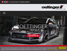Tablet Screenshot of oettinger.de